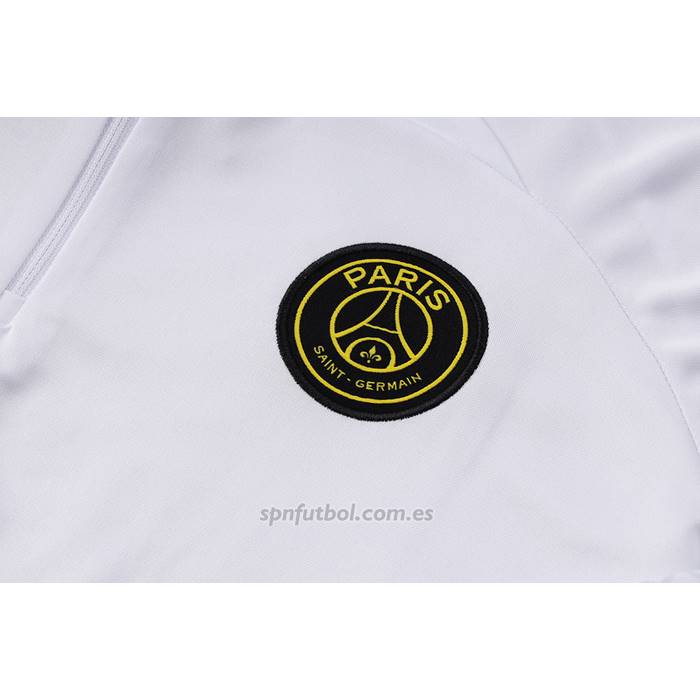 Chandal de Sudadera del Paris Saint-Germain Jordan Nino 2023-2024 Blanco